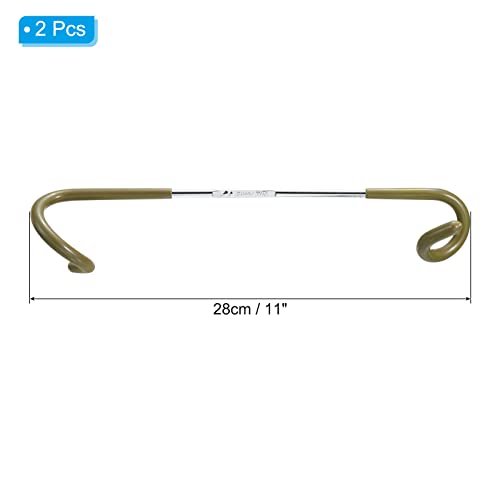 PATIKIL Camping Lantern Hook Hanger, 2 Pack Camping Equipment Tent Lamp Hook Pole Hanger for Outdoor Hiking Sandy Brown - Image 2
