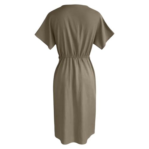 Robe d'été chic et légère à manches courtes pour tenue de plage tendance - 5