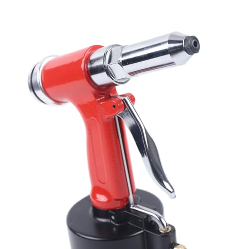 Pistola de remachado neumática de 3,2 a 6,4 mm, alicates de remache neumáticos, pistola de remache profesional, juego de remachadora de bajo consumo de aire, neumática