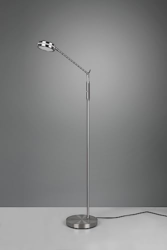 Trio Lighting Lampada Led Da Pavimento Franklin, Dimmer Con Sensore, Nichel Opaco - 10