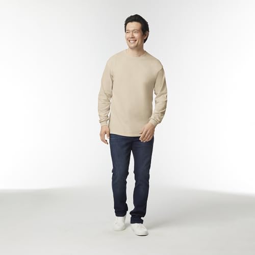 Image of Gildan Adult Ultra Cotton Long Sleeve T-Shirt, Style G2400, Multipack