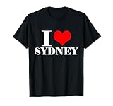 I Love Sydney T Shirt, I Heart Sydney Tee Australia Shirt T-Shirt