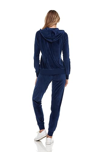 Cheetah Ladies 2 Piece Velour Jogger Set, Hoodie and Sweatpants Ladies Tracksuit3