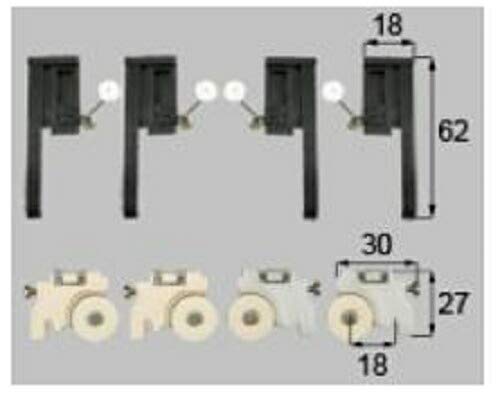 網戸戸車の通販 価格比較 価格 Com