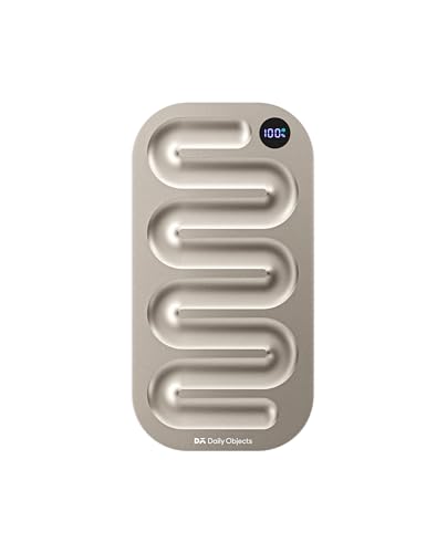 Image of DailyObjects Loop 10000 mAh Universal Aluminium Power Bank - Titanium | Multi-Layer chipset for Safety | Compatible with iPhone 16, 15,14,13,12 Series, Samsung, One Plus Smartphones