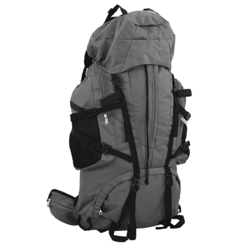 Sophrelle Mochila de Senderismo Tela Oxford Gris 80 l Gris,4009968