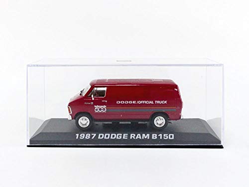 Modelo a Escala 1:43 Dodge Ram B150 Van 1987 Verde miniatura 4