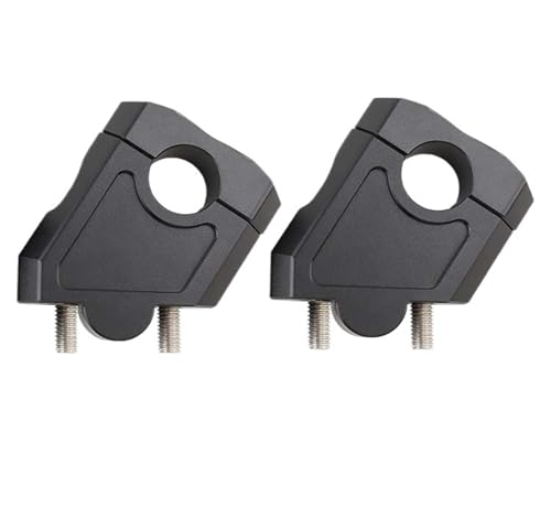 Collier de fixation 28mm noir rehausseur guidon moto BMW pour un pilotage précis