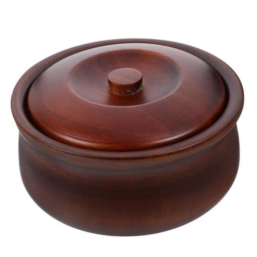 HAWILLOSCH Ciotola in Legno Per Uso Domestico Insalatiera Resistente Per Conservare Alimenti Zuppa e Yogurt Per Cucina e Ristoranti