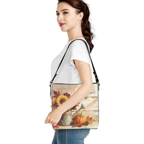 Image of HUGS IDEA Hoho Bag for Women Crossbody Purse Leather Handbags Laides Shoulder Bags