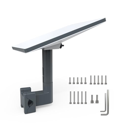 HOLACA Starlink Mini Mount, Starlink Mini RV Ladder Mount, Aluminum Alloy Starlink Kit with Installation Range 0.8'-1.97”(20mm-50mm) Pipe Adapter for RV/Ladder/Pole/Rack/Roof