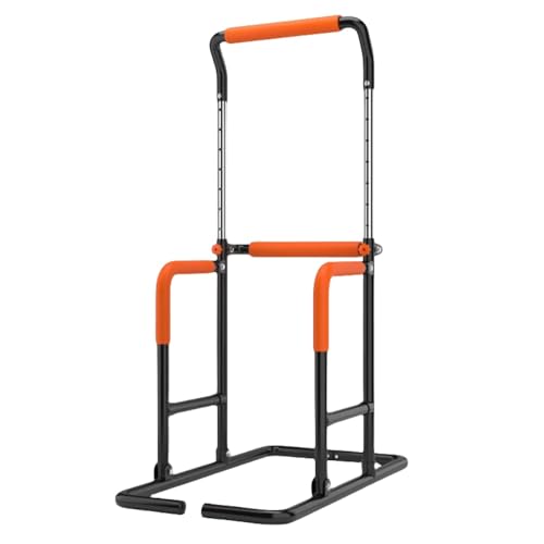 TAYTHI 鉄棒 室内鉄棒 子供用 大人用 家庭用 高さ調節可能 滑り止め 安全安定 フィットネス器材 運動器具 室内用 家庭スポーツ用品 (ブラック)