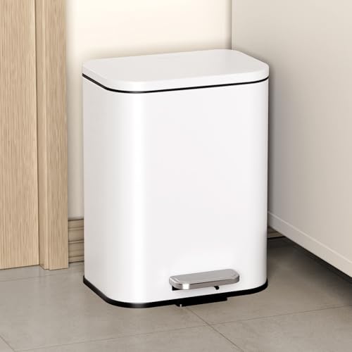 Cubo de basura antiolores con tapa y base estable para furgoneta camper y hogar