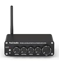 Amazon | Fosi Audio BT20A Bluetooth 5.0 パワーアンプ 2.0CH