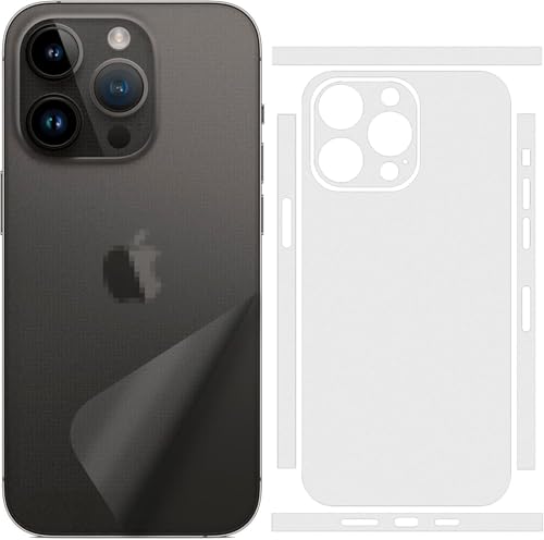 Image of DD SON Matte Finish Full Body Cover Back Protector Compatible with iPhone 16 Pro | Unbreakable Membrane Scratch Guard Full Fit Protective, Case Friendly, (Back & Side) (Pack of 1)