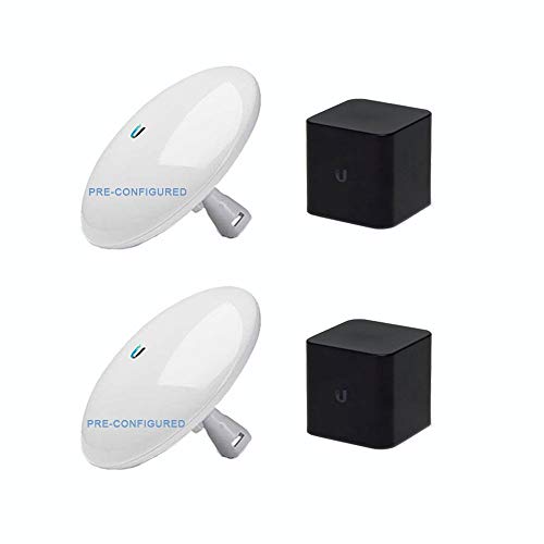 NanoBeam ac NBE-5AC-Gen2-US 事前構成 5Ghz 19dBi CPE ワイヤレス airMAX ブリッジ 802.11ac AirCube ac ACB-AC-US Home Wi-Fi - インストール準備済み -