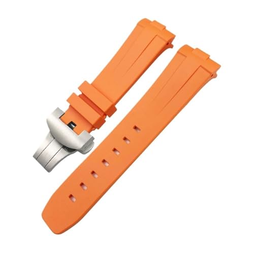 Bracelet silicone 24mm incurvé haut de gamme pour Panerai PAM441