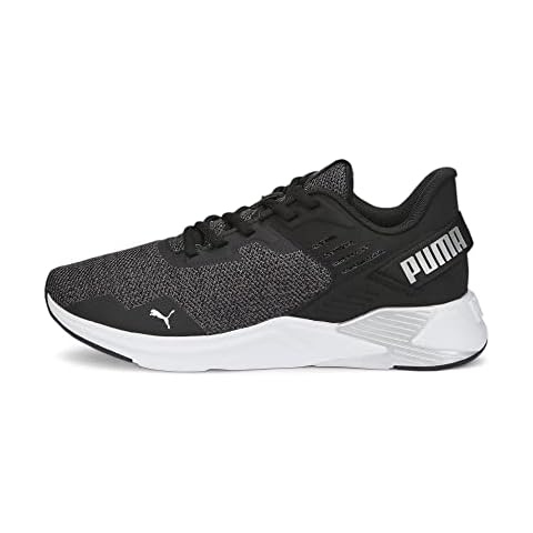 PUMA Unisex Disperse XT 2 Gymnastikschuh, Black-Metallic Silver, 47 EU Cover