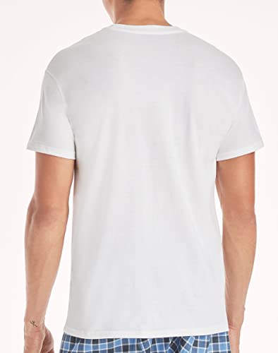 Hanes Mens Moisture-Wicking V-Neck Undershirt 3-Pack, XL, White2