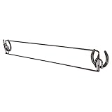 EASY-UP Collapsible Horse Stall Front Bar | Horseshoe Style Mounting Brackets | 36” Long x 5” Tall x 5” Deep | Hold Turnout Sheets, Blankets or Coolers | Resistant to Nicks & Rust