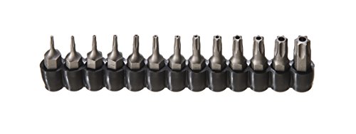 Ares 70093-13-Piece Tamper Resistant Star Bit Set - S2 Cnc'd Security Bits - Storage Holder Included #TOP30