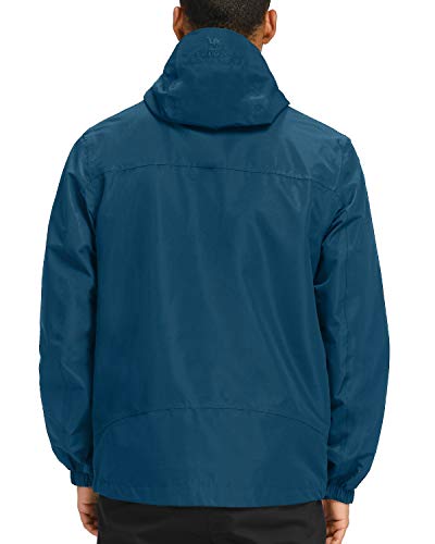 CAMEL CROWN Men's Waterproof Shell Jacket Windbreaker Hooded Rain Coat for...
