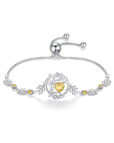 FANCIME Tree of life November Birthstone...