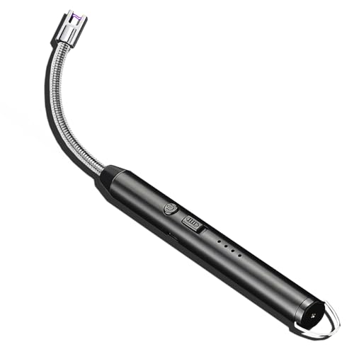 Newaner Stabfeuerzeug,Lichtbogen Feuerzeug Elektrisch mit längerer Hals,Elektronisches Feuerzeug USB Aufladbar Winddichte Flammenlose für Küche Herd Camping Feuerwerk Kamin Kerzen Anzünden Schwarz Newaner Stabfeuerzeug,Lichtbogen Feuerzeug Elektrisch mit längerer Hals,Elektronisches Feuerzeug USB Aufladbar Winddichte Flammenlose für Küche Herd Camping Feuerwerk Kamin Kerzen Anzünden Schwarz