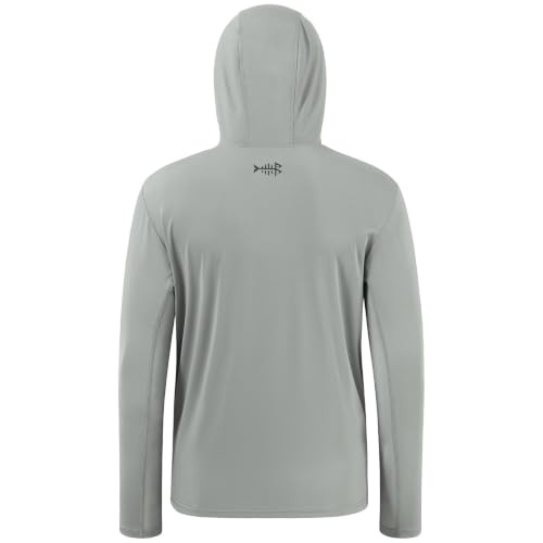 Image of BASSDASH Men's UPF 50+ Fishing Hoodie Shirts with Chest Pocket Lightweight UV Sun Protection Long Sleeve Hiking Sports FS34M