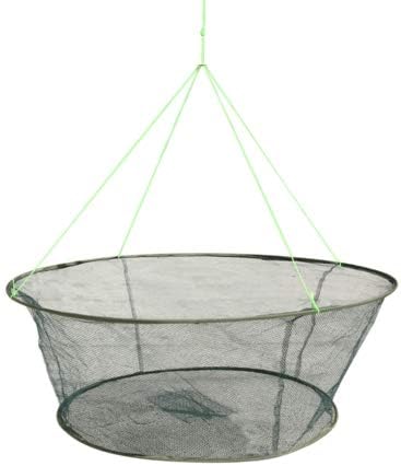 LikeFish Foldable Fishing Net Hand Casting Cage Crab Net for Minnows, Crab, Lobsters, Fishes