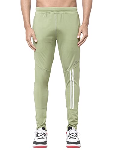 Image of UZARUS Men's Stretchable Joggers Track Pants for Gym, Yoga, Workout and Casual Wear with Towel Holder Loop
