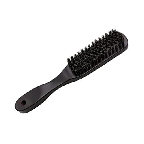 Healeved Beard Grooming Kit Men's Beard Comb Beard Cleaning Bristle Tool Barber Neck Duster Brush Mustache Combs Wooden Handle Compact Portable Kit