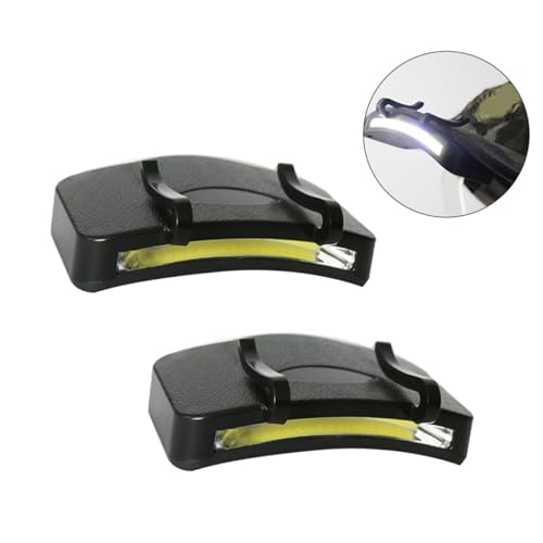 Linterna LED de clip COB luz de pinza mini portátil resistente para exterior pack de 2 5