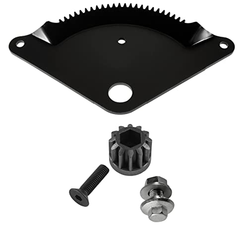 Caltric Steering Gear with Sector Plate Compatible with Husqvarna YT42DXLS YTH18542 YTH22V46 YTH24V54