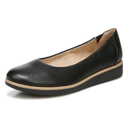 YDN Women Retro Closed Round Toe Ballet Flats Wedge Heels Slip On Ballerina Shoes for Dressy Prom Dancing Size 4-16 US