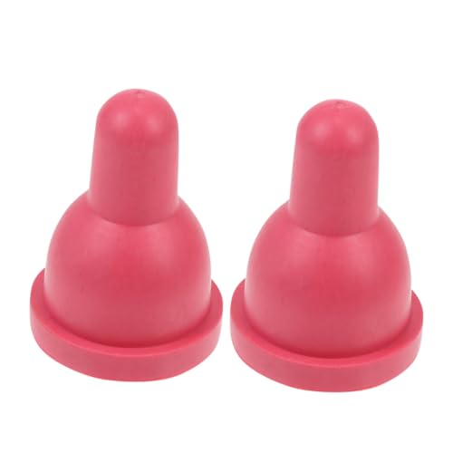 BAZEITFLOW 2 Piezas Tetinas de Goma para Suaves y Resistentes para Alimentación de Corderos Terneros y Otros Mamíferos Fomento del Desarrollo Oral y Prolongado