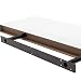 WOLTU Estantería Flotantes Blanco Baldas 100cm Estante para Pared de Tablero de...
