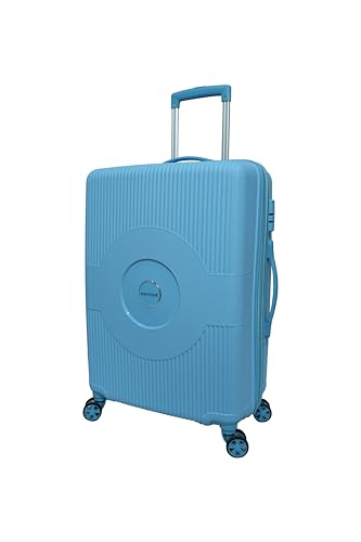 Image of American Tourister Kamiliant Set of 3 Small - 55 Cm, Medium - 68 Cm & Large - 79 Cm Polypropylene Hard 4 Wheeler Spinner Trolley Bag Luggage Trolley (AIR Blue)