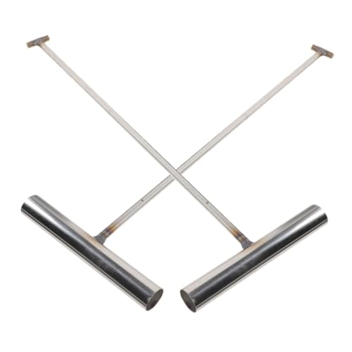 Ciieeo Stainless Steel Manhole Cover Lifting Tool Pcs t Handle Hook Manhole Cover Pull Hook Trampoline Pull