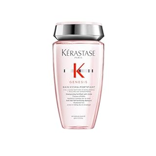 Kérastase Genesis Shampoo, Hydra-Fortifiant Shampoo, Anti-Breakage & Strengthening For Weak or Damaged Hair, Hydrates Hair, Silicone Free, For Fine or Oily Hair, 250ml