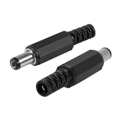 Conectores de enchufe macho DC 5.5x2.1mm pack x5 miniatura 4