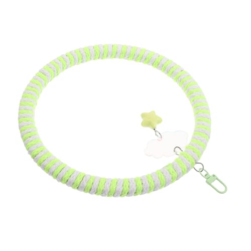 HANABASS Bird Swing for Parrots Multifunctional Chewing and Perching Accessories for Bird Cages Engaging Playstand for Cockatiels Parakeets and Small Birds Quick Setup Bright