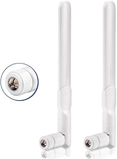 Bingfu 4G LTE Antenna Aerial 4G SMA Male Antenna 6dBi (2-Pack) Compatible with 4G LTE Wireless CPE Router Hotspot Gateway Industrial IoT Router Trail Camera Outdoor Security Camera