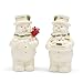 Lenox Happy Holly Days - Set sale e pepe, motivo: pupazzi di neve, 2 pezzi, colore: avorio immagine