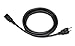Amazon Basics PC Power Cord, 10 feet, AC Power Cord for Monitor, Computer, TV, 3 Prong, 18 AWG, 125 Volts, Black