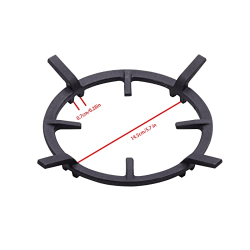 image for Yeakcco Non Slip Wok Ring, Cast Iron Stove Wok Support Ring for Kitche