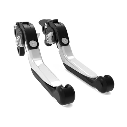 Motorrad Für Triumph Daytona 765 Street Triple 765RS Speed Triple 1050S/RS 1200RS/RR Einstellbare Erweiterbar Kupplung Hebel Bremse Bremsgriffhebelstange(Black Silver)
