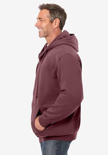 Image of KingSize Men's Big & Tall Fleece Zip-front Hoodie Jacket