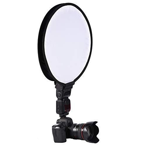 Soft box mini portable round beauty dish speedlite flash studio shooting tent difusor softbox para sigma pentax flash
