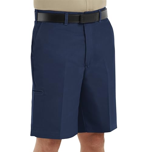 Red Kap mens Cell Phone Pocket work utility shorts, Navy, 36 US
